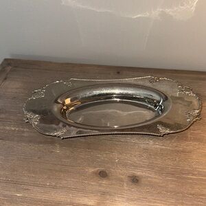 Elegant Silver Plated Tray